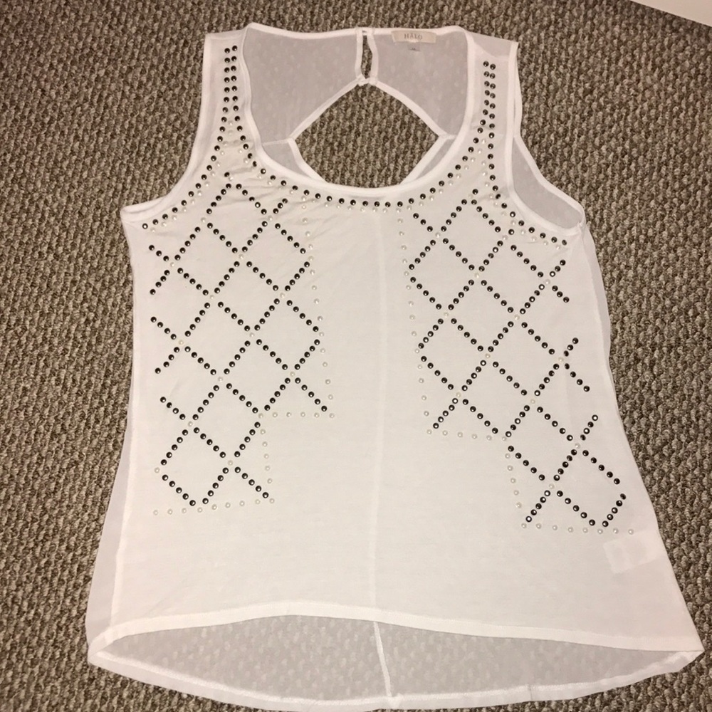 White Embellished Tunic